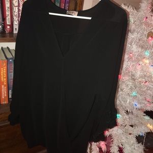 black Spin U.S.A. blouse
